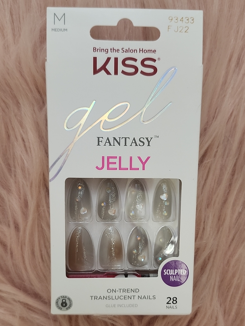 Brand New KISS JELLY FANTASY False Nails-M